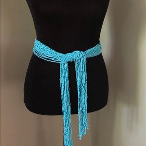 Turquoise Beaded Belt